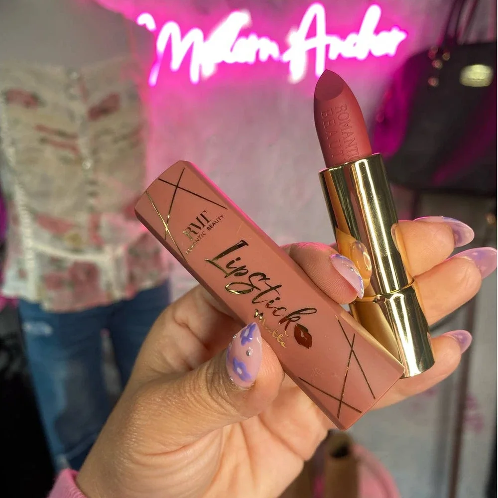 NEW Click Bullet Nude Matte Lipstick by Romantic Beauty #22